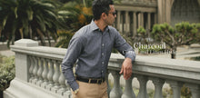 Load image into Gallery viewer, The Hyde in Charcoal Cotton and Linen
